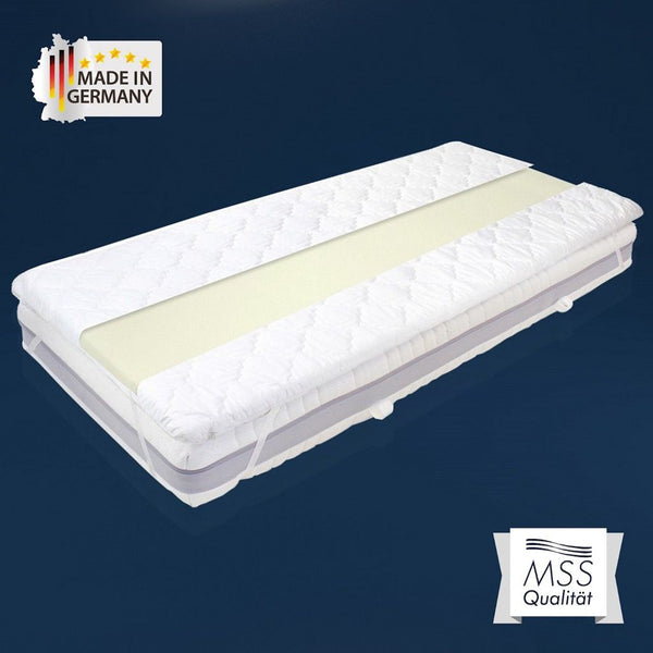 PROCOMFORT Viscoschaum-Topper | mit Eckspanngummis | 6 cm hoch