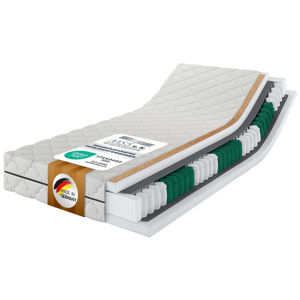 MEDIC KOKOS 7-Zonen Taschenfederkernmatratze | H2, H3, H4 | 21 cm hoch