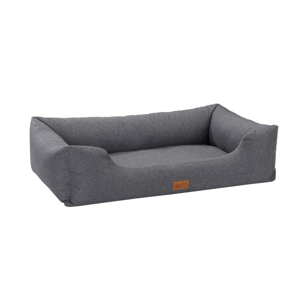 SOFA Hundebett | Velours-Bezug | verschiedene Größen & Farben